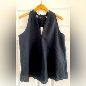 Banana Republic Black Sleeveless Top